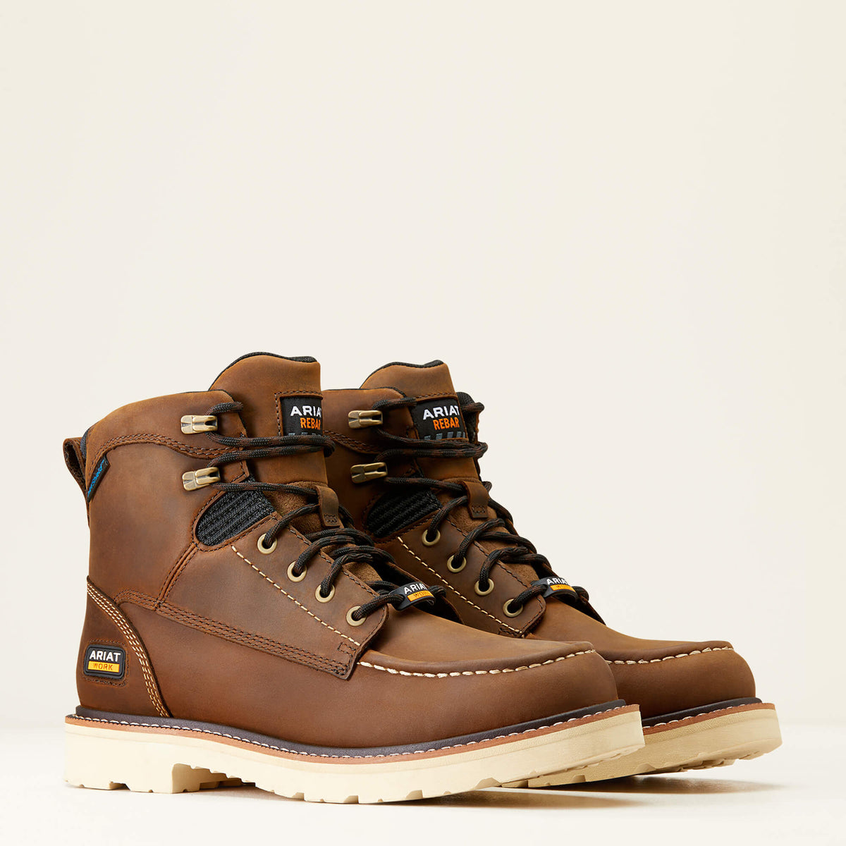 Ariat New | Men Rebar Lift 6" Waterproof Work Boot