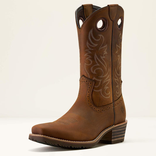Ariat Featured | Men Hybrid Roughstock Square Toe Cowboy Boot