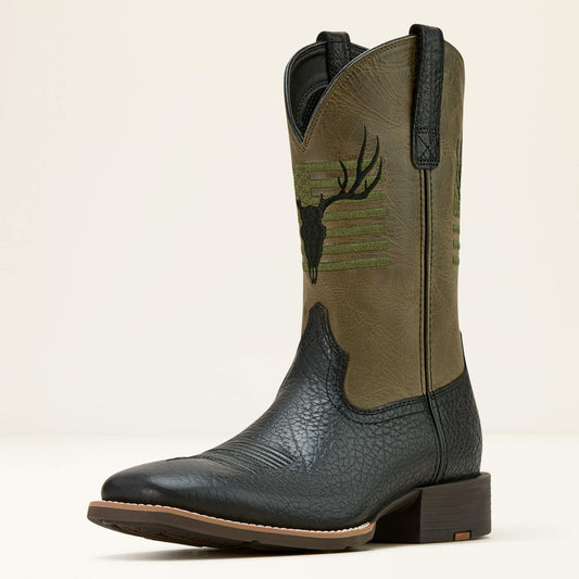 Ariat Featured | Men Sport Antlers Cowboy Boot