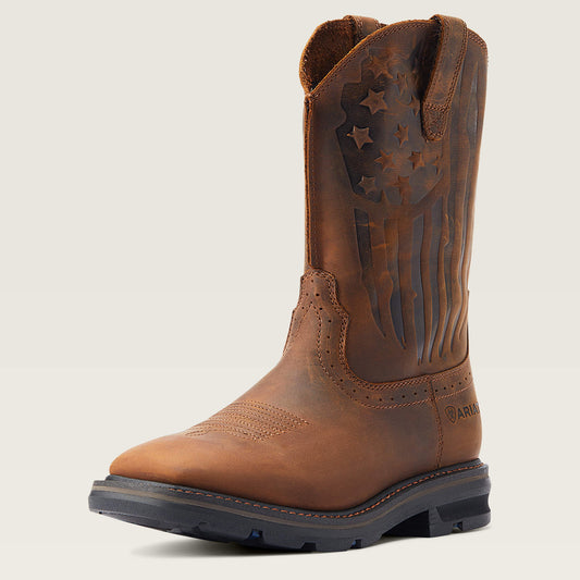 Ariat Premium | Men Sierra Shock Shield Patriot Work Boot