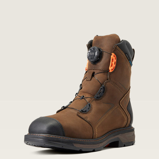 Ariat Premium | Men WorkHog XT 8" BOA Waterproof Carbon Toe Work Boot