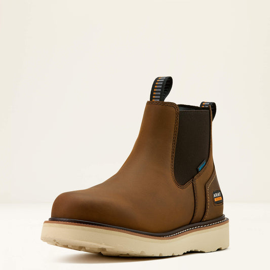Ariat Best Seller | Men Rebar Wedge Chelsea Waterproof Work Boot