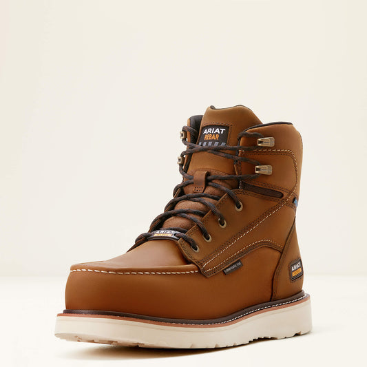 Ariat Popular | Men Rebar Wedge Moc Toe 6" Waterproof Composite Toe Work Boot