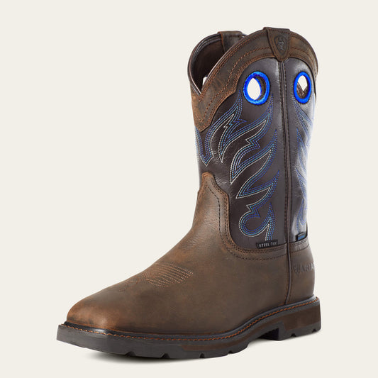 Ariat Popular | Men Groundwork Waterproof Steel Toe Work Boot