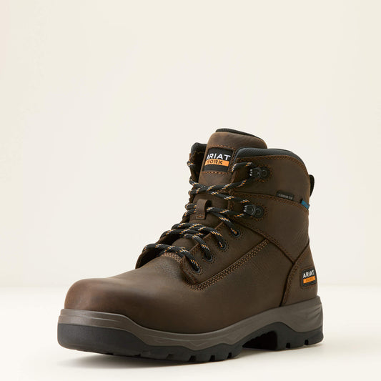 Ariat Recommended | Men Turbo Duratread 6" Waterproof Carbon Toe Work Boot