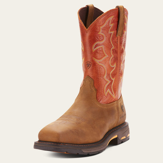 Ariat Exclusive | Men WorkHog Wide Square Toe Steel Toe Work Boot
