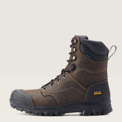 Ariat New | Men Treadfast 8" Waterproof Work Boot