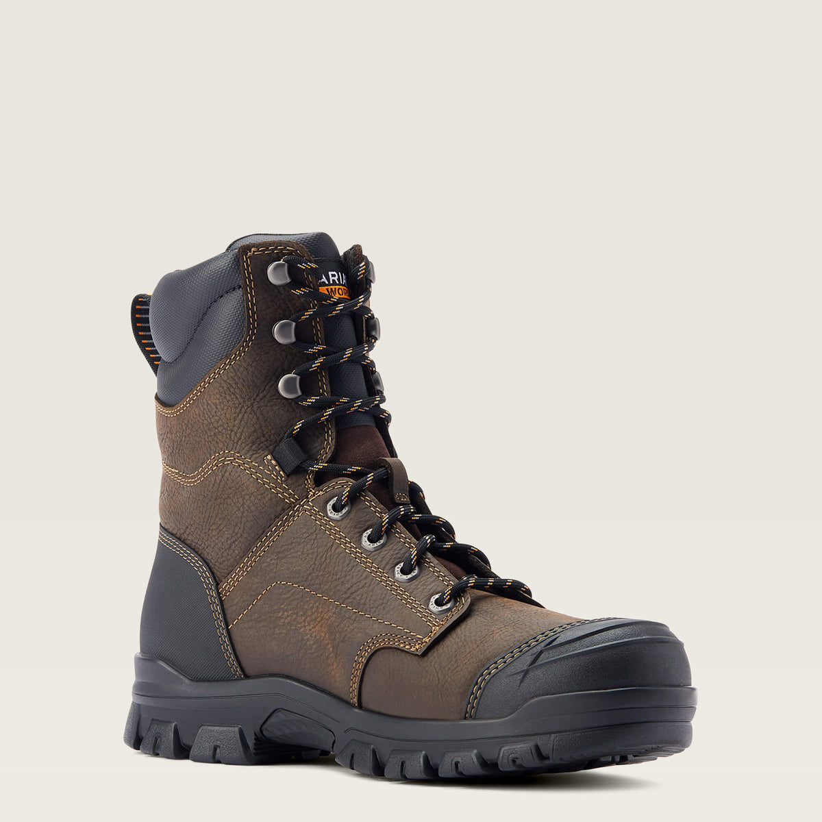 Ariat New | Men Treadfast 8" Waterproof Work Boot