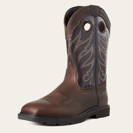 Ariat Featured | Men Groundwork Wide Square Toe Steel Toe Work Boot