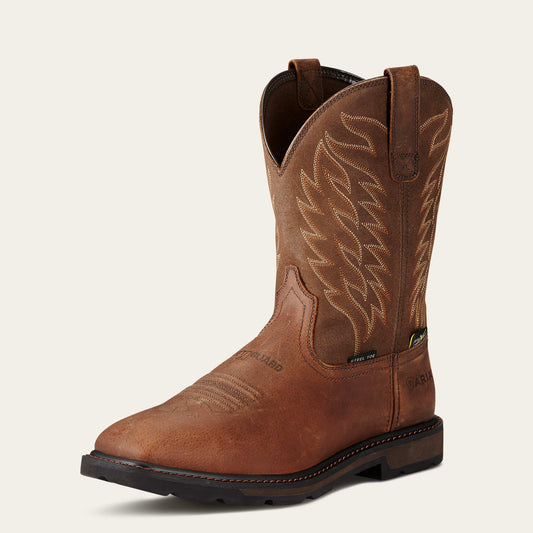 Ariat Featured | Men Groundbreaker Wide Square Toe MetGuard MetGuard Steel Toe Work Boot