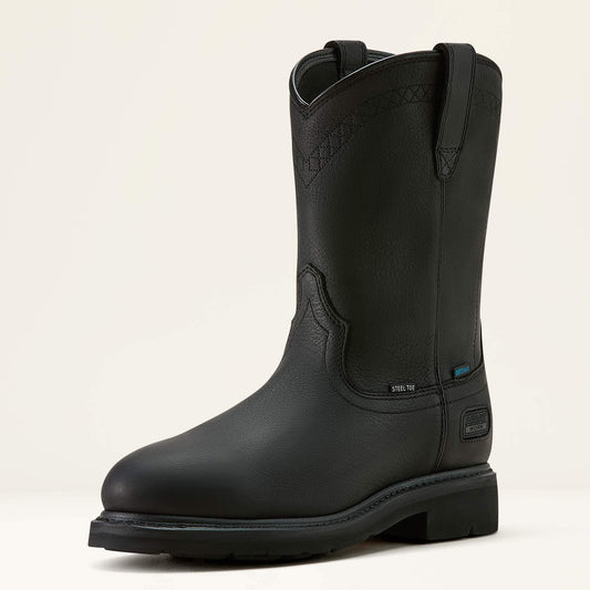 Ariat Premium | Men Sierra Waterproof Roper Toe Steel Toe Work Boot