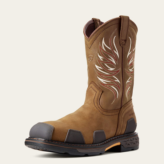 Ariat New | Men OverDrive Wide Square Toe Composite Toe Work Boot