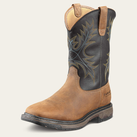 Ariat Popular | Men WorkHog Wide Square Toe Waterproof Steel Toe Work Boot