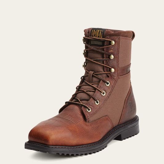 Ariat Recommended | Men RigTek 8" Wide Square Toe Composite Toe Work Boot