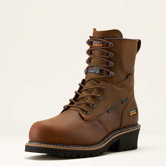 Ariat Recommended | Men Logger Shock Shield Waterproof Insulated Composite Toe Work Boot