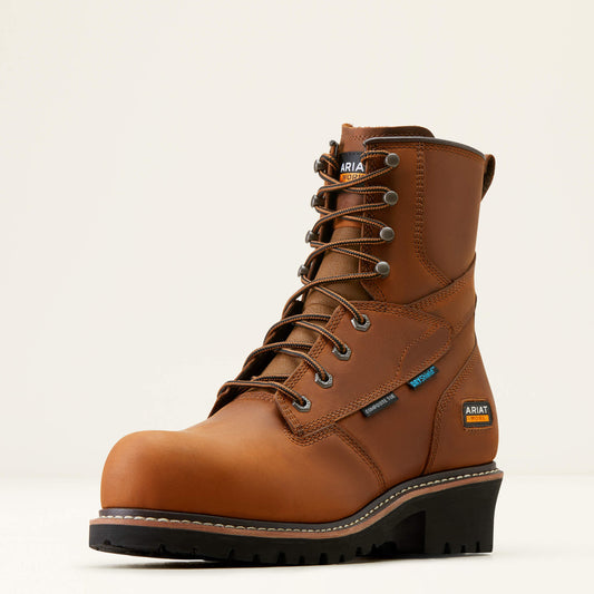 Ariat Premium | Men Logger Shock Shield Waterproof Composite Toe Work Boot