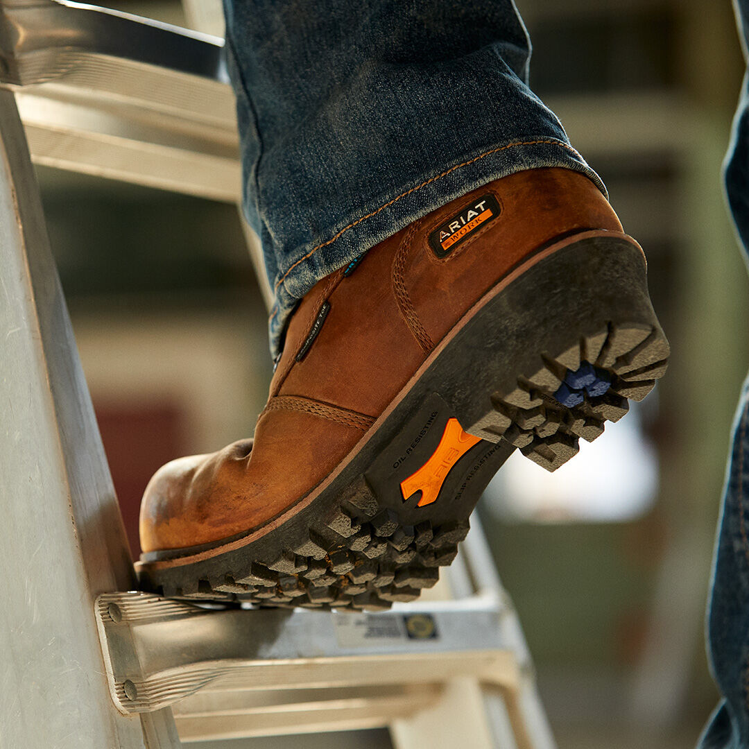 Ariat Premium | Men Logger Shock Shield Waterproof Composite Toe Work Boot
