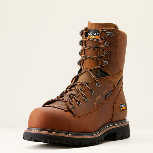 Ariat Popular | Men Longview Shock Shield 8" Waterproof Composite Toe Work Boot