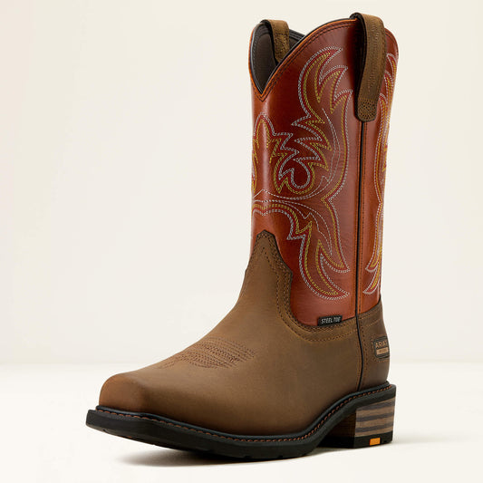 Ariat Featured | Men Ironside Square Toe Steel Toe Work Boot