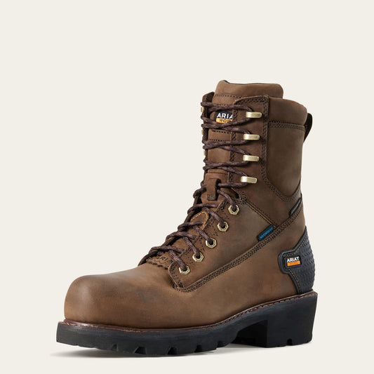 Ariat Exclusive | Men Powerline 8" Waterproof Composite Toe Work Boot