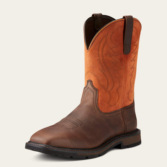 Ariat Recommended | Men Groundbreaker Wide Square Toe Steel Toe Work Boot