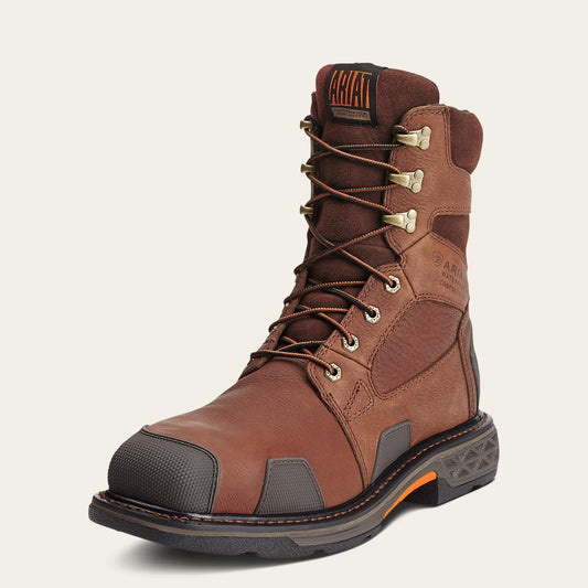Ariat Featured | Men OverDrive 8" Wide Square Toe Waterproof Composite Toe Work Boot