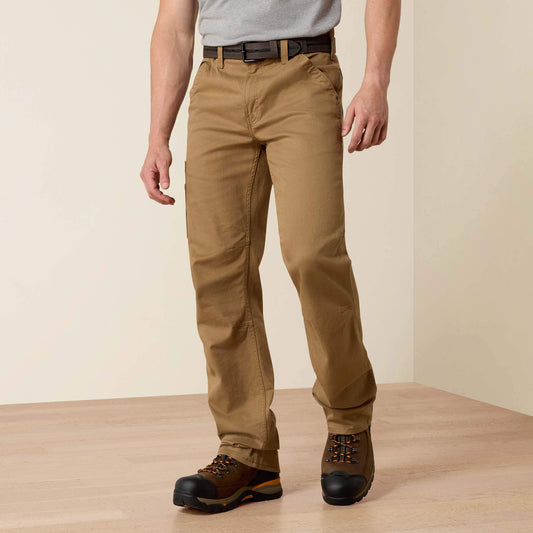 Ariat Featured | Men Rebar M4 Relaxed DuraStretch Washed Twill Dungaree Boot Cut Pant
