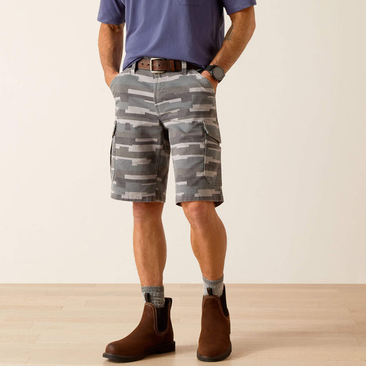 Ariat Popular | Men Rebar DuraStretch Made Tough Cargo 11" Short