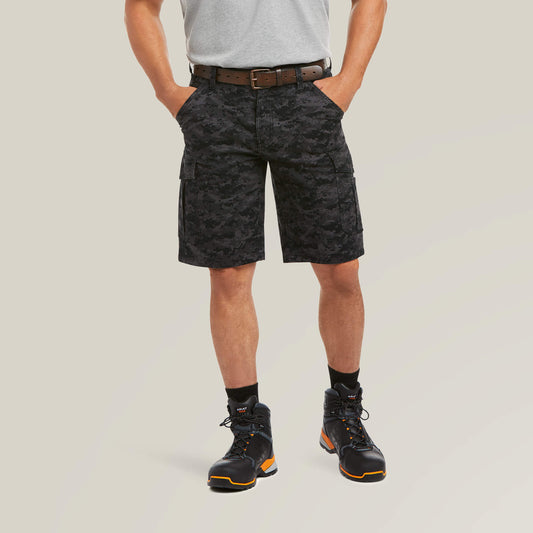Ariat Best Seller | Men Rebar DuraStretch Made Tough Cargo 11" Short