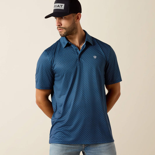 Ariat Best Seller | Men All Over Print Classic Fit Polo