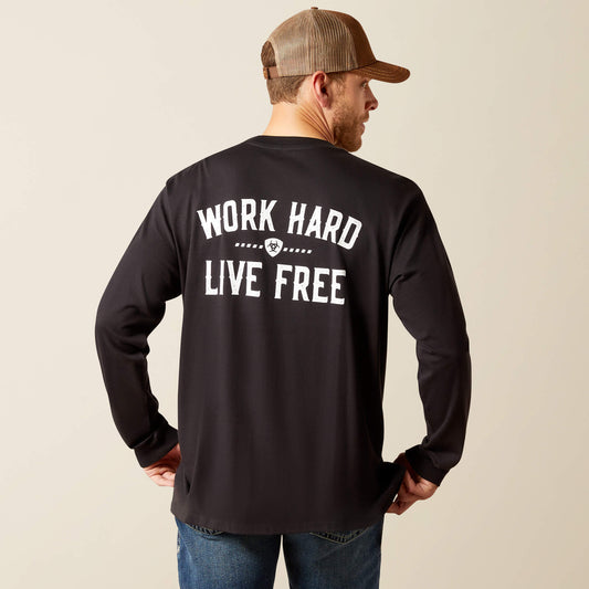 Ariat New | Men Rebar Cotton Strong WHLF T-Shirt