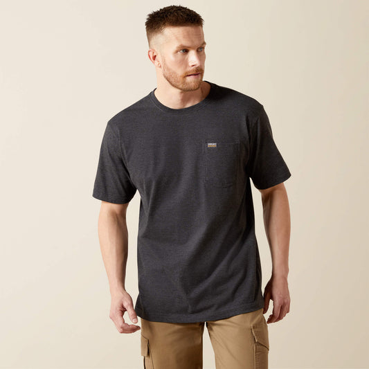 Ariat Trending | Men Rebar Cotton Strong Standard Pocket T-Shirt