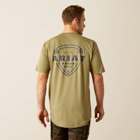 Ariat Recommended | Men Rebar Workman 360 Shield Pocket T-Shirt
