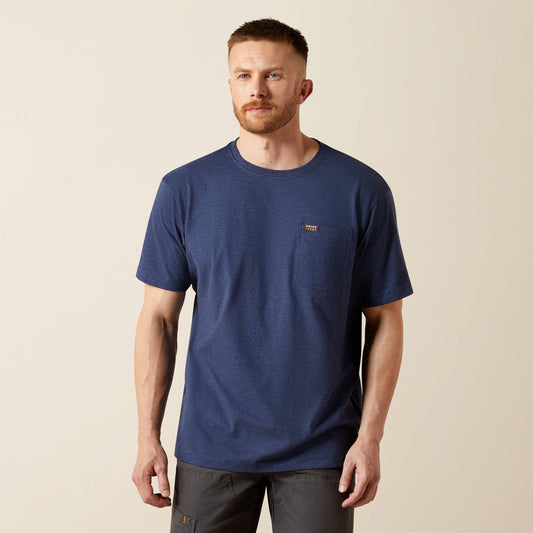 Ariat Premium | Men Rebar Cotton Strong Standard Pocket T-Shirt