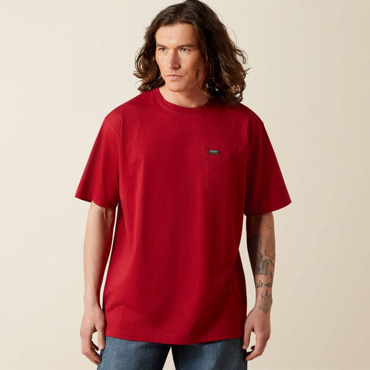 Ariat New | Men Rebar Cotton Strong Standard Pocket T-Shirt