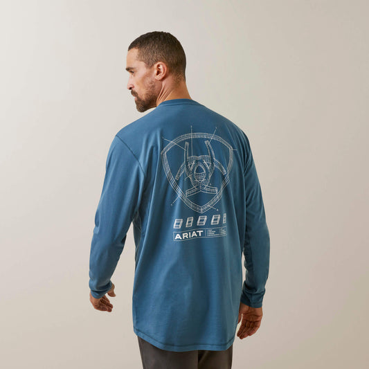 Ariat Exclusive | Men Rebar Workman Blueprint