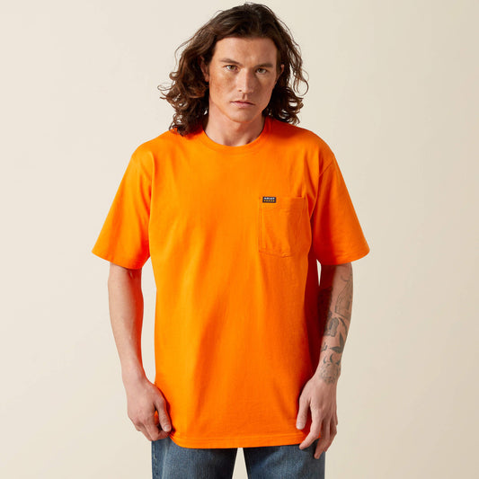 Ariat Premium | Men Rebar Cotton Strong Standard Pocket T-Shirt