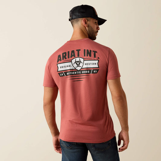 Ariat Featured | Men Ariat Banner Badge T-Shirt