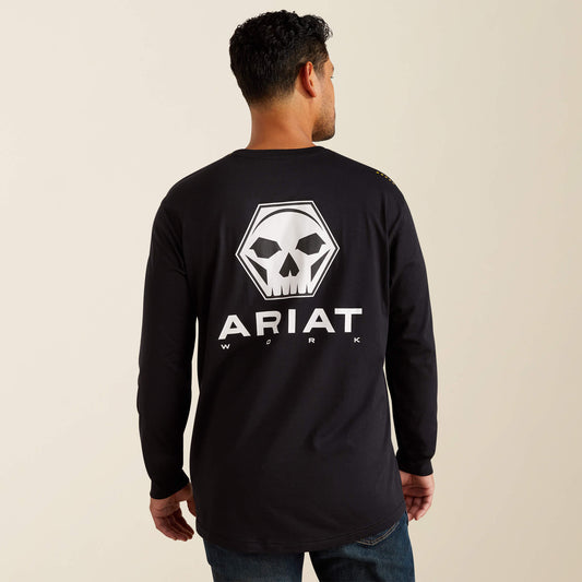 Ariat Premium | Men Rebar Workman Bolt Skull T-Shirt