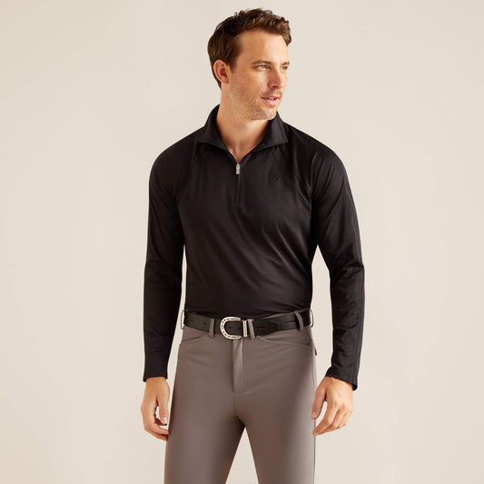 Ariat New | Men Sunstopper 3.0 1/4 Zip Baselayer