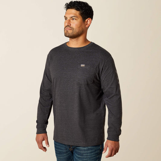 Ariat Premium | Men Rebar Cotton Strong Standard Logo Pocket T-Shirt