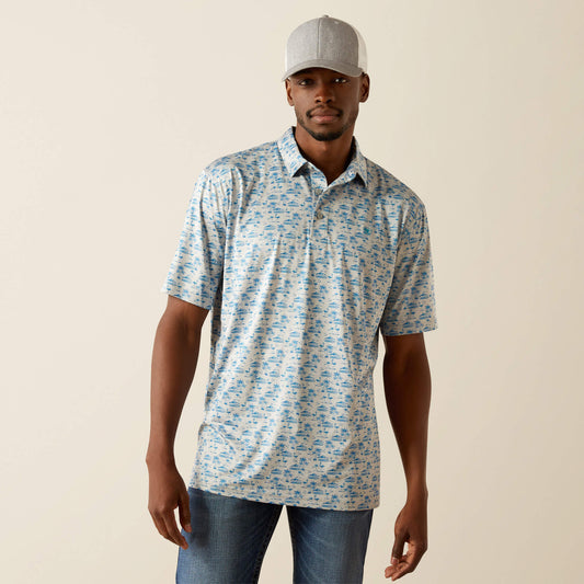 Ariat Recommended | Men Charger 2.0 Printed Polo