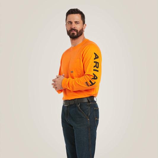 Ariat Best Seller | Men Rebar Cotton Strong Graphic T-Shirt