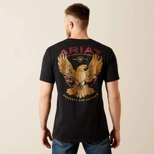 Ariat Premium | Men Ariat Rustic Eagle T-Shirt