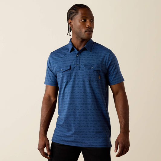 Ariat Exclusive | Men Retro Western Snap Polo
