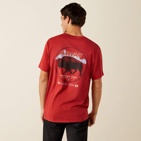 Ariat Best Seller | Men Ariat Patriot Buffalo Coin T-Shirt