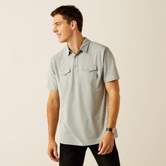 Ariat Trending | Men Retro Western Snap Polo