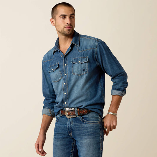 Ariat Trending | Men|Trends Denim Retro Fit Shirt