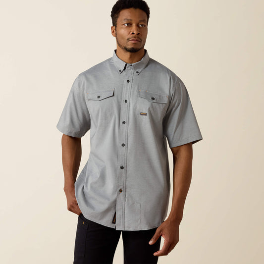 Ariat New | Men Rebar Made Tough VentTEK DuraStretch Work Shirt