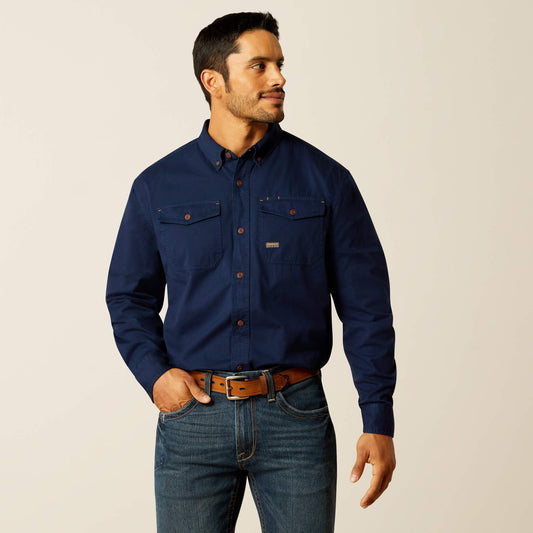 Ariat Trending | Men Rebar Washed Twill Work Shirt
